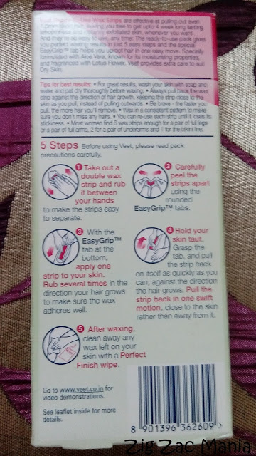 Veet Ready To Use Wax Strips (Dry Skin) Review