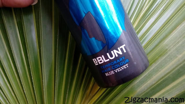 BBLUNT One Night Stand Temporary Hair Color (Blue Velvet): Color, Price, Packaging, Online avaiability