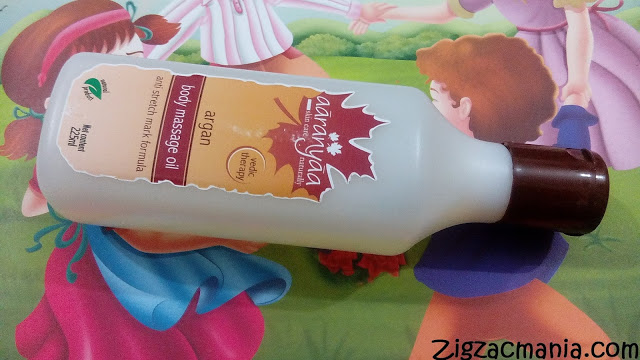 Aaranyaa Argan Body Massage Oil (Anti- Stretch Mark Formula) Color