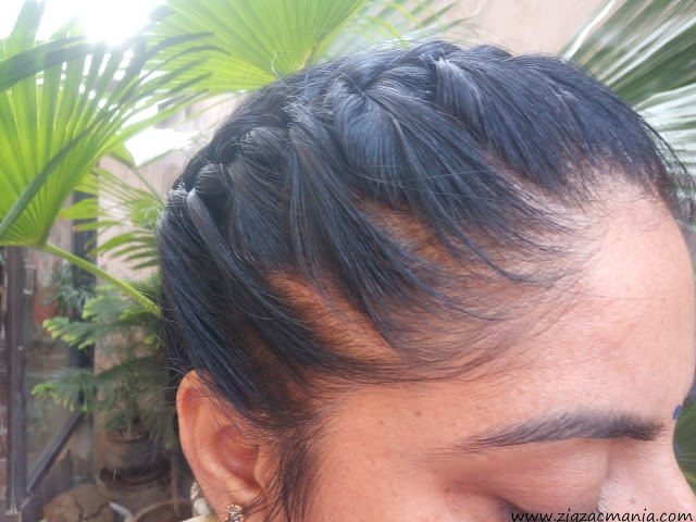 Half Up Side French Braid : Tutorial, Step by step, Pictures