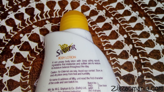 Santoor Whitening & UV Protection Body Lotion: Winter Care