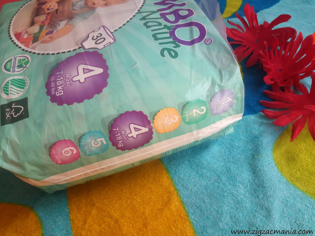 Bambo Nature Diapers Sizes & Weight