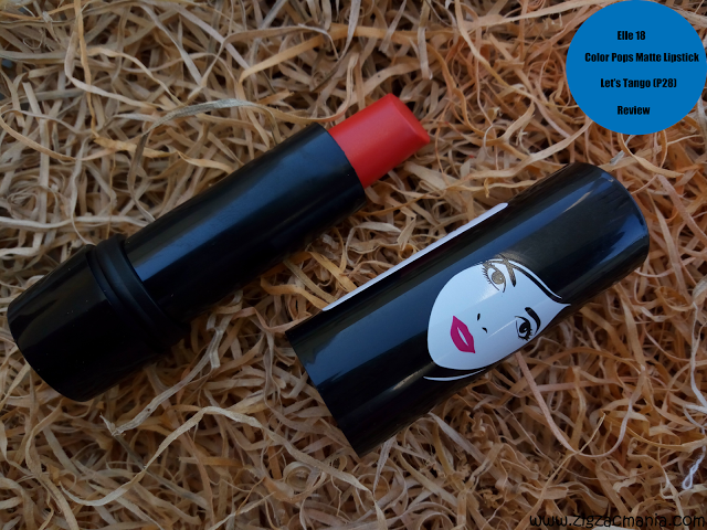 Elle 18 Color Pops Matte Lipstick Letâ€™s Tango (P28) Review