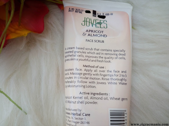 Jovees Apricot and Almond Facial Scrub Review
