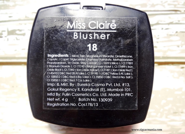 Miss Claire Blusher In Shade 18