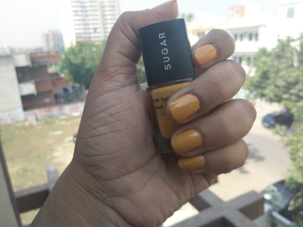 SUGAR Tip Tac Toe Nail Lacquer Mustard Memory (Shade number 71)| Review