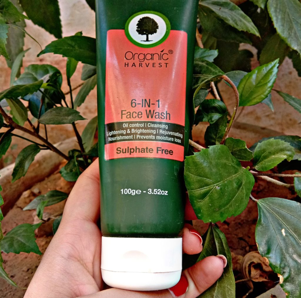 Organic Harvest 6 in 1 Face Wash| Review