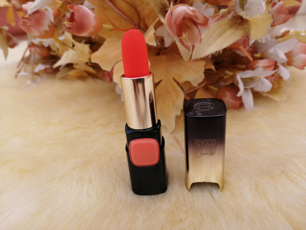 L’Oreal Paris Star Collection Coral Gold (Gold Obsession) Lipstick| Swatch & Review