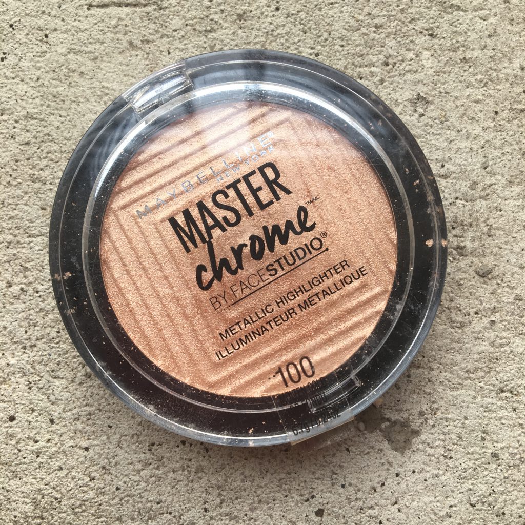 Maybelline Master Chrome Metallic Highlighter (100 Molten Gold)| Review & Swatches