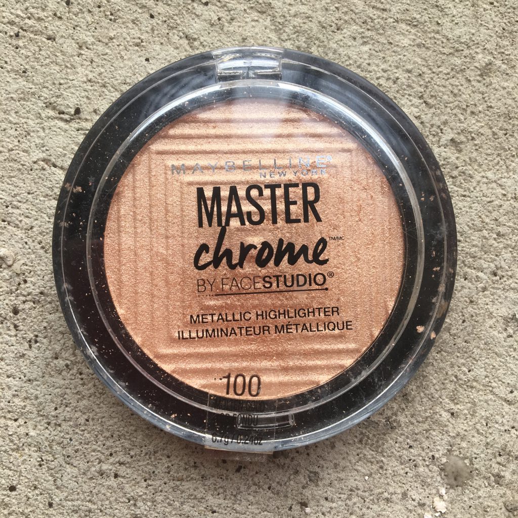 Maybelline Master Chrome Metallic Highlighter (100 Molten Gold)| Review & Swatches