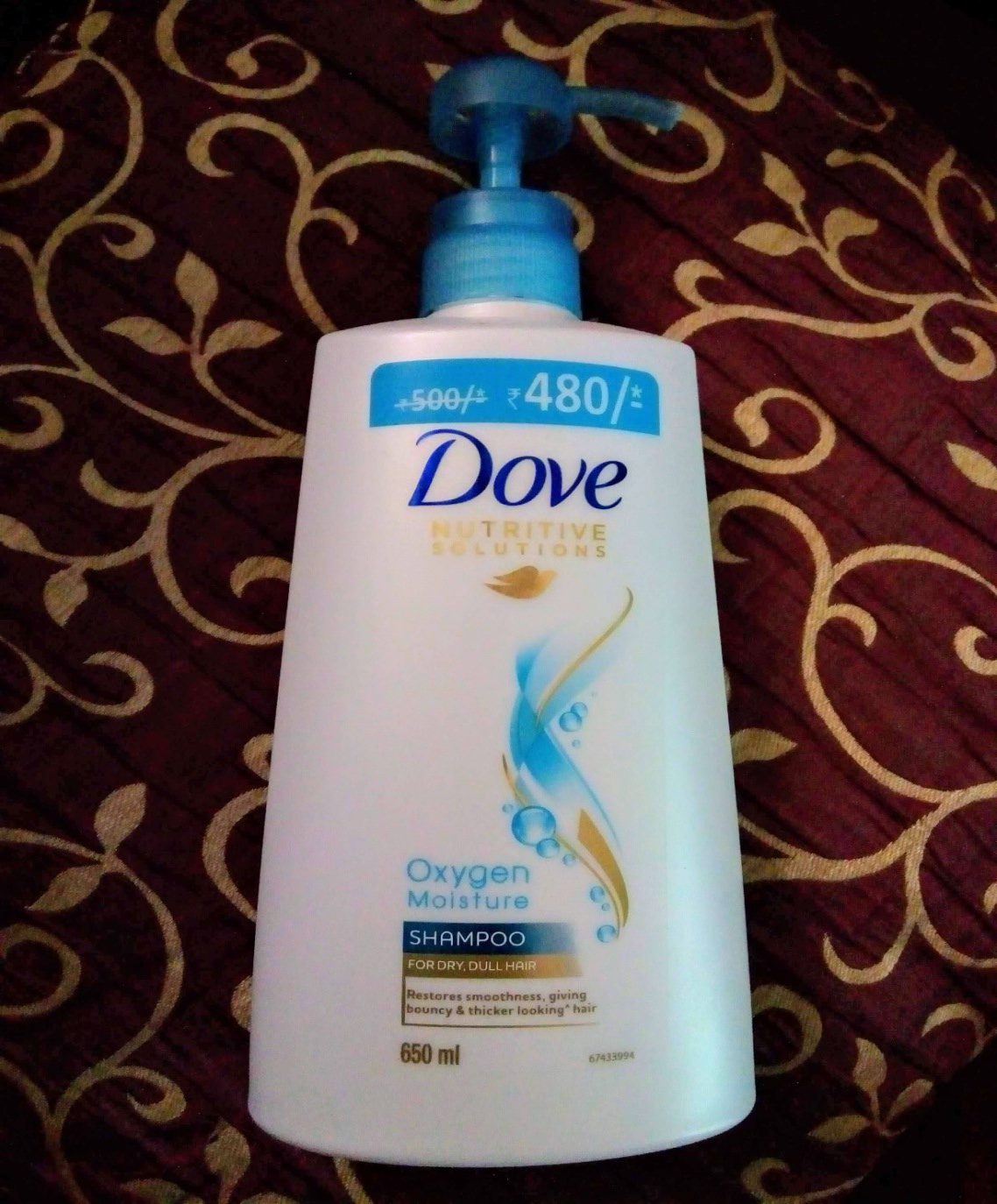 Dove Oxygen Moisture Shampoo| Review