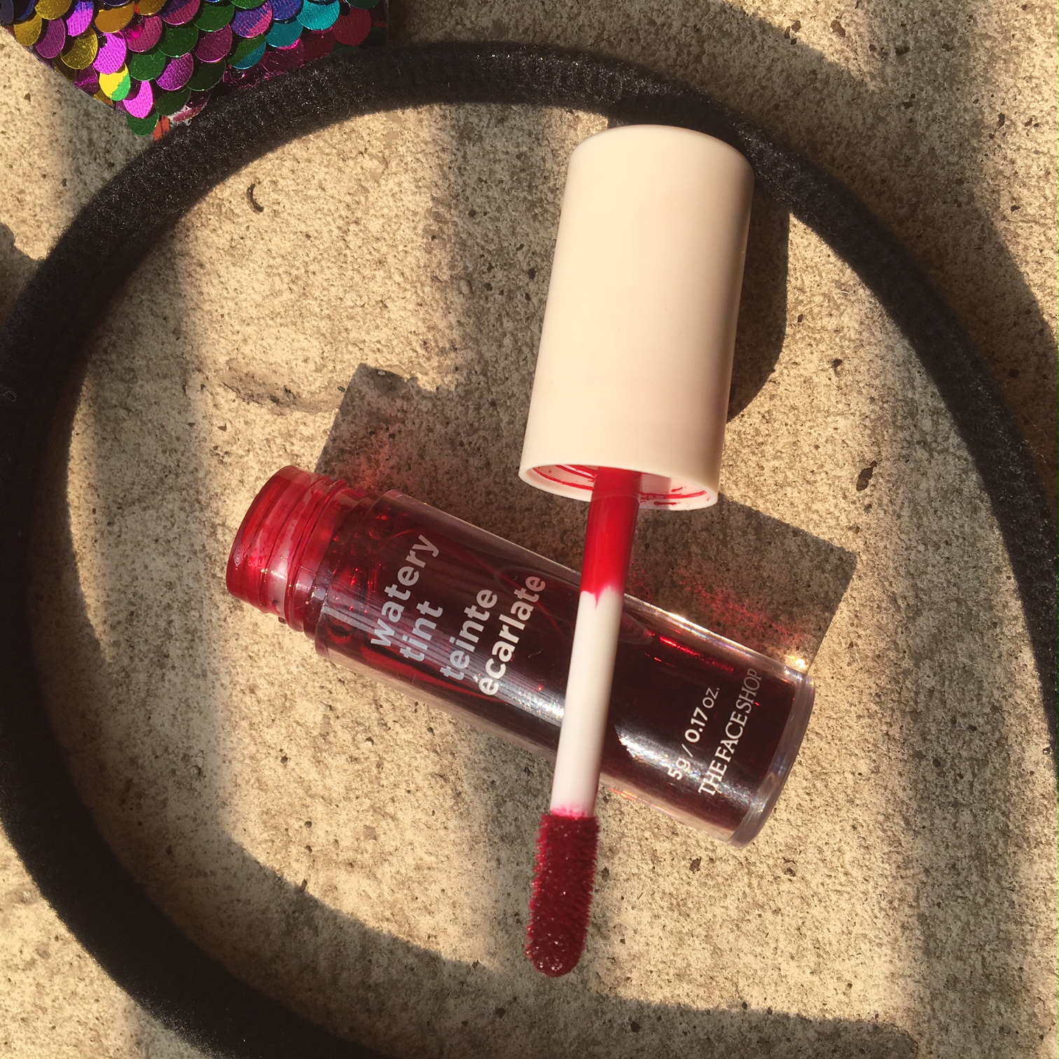 The Face Shop Watery Tint Cherry Red (05)| Review & Swatch