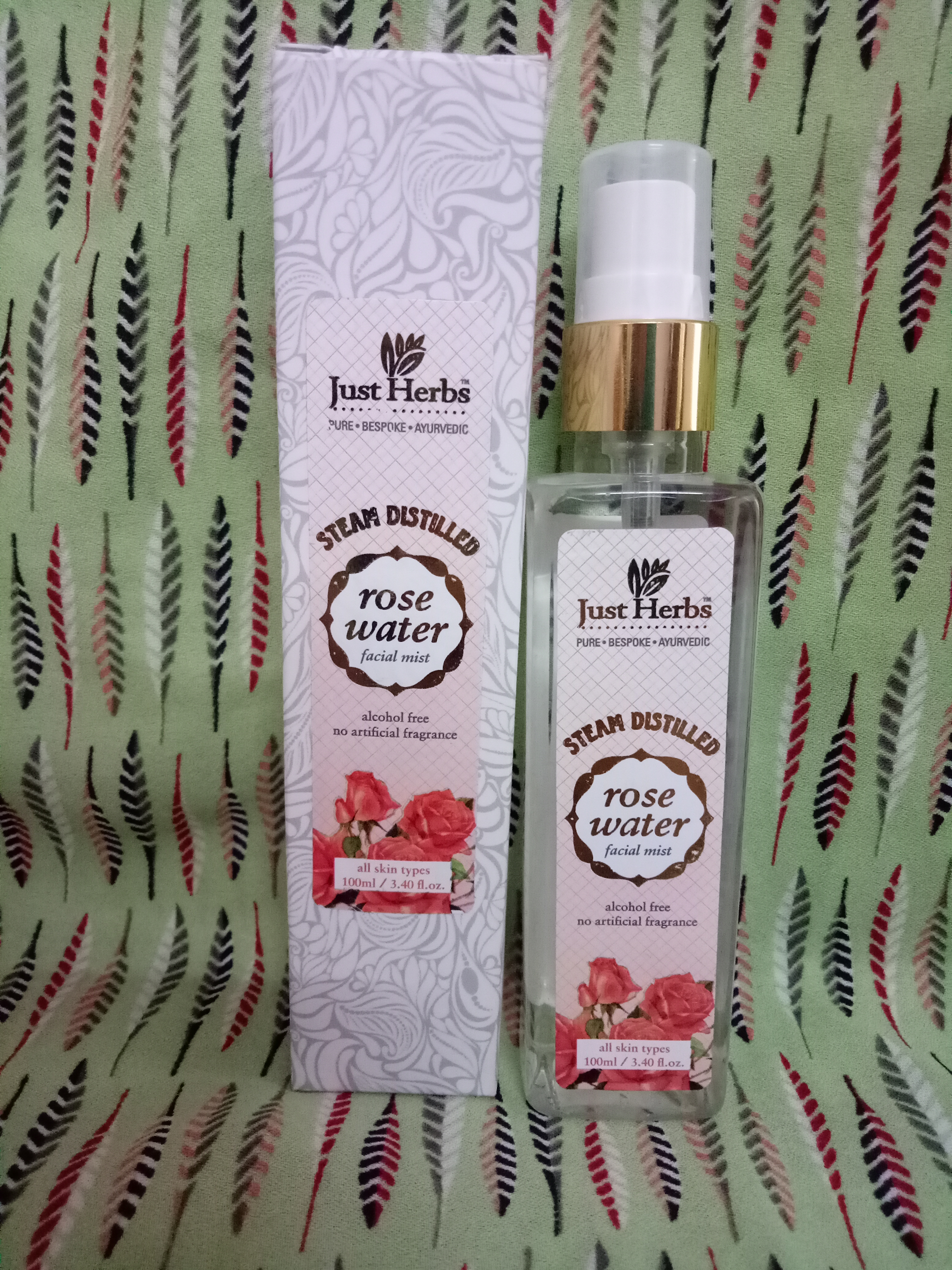 Just Herbs Rose Water (Facial Mist)| Review