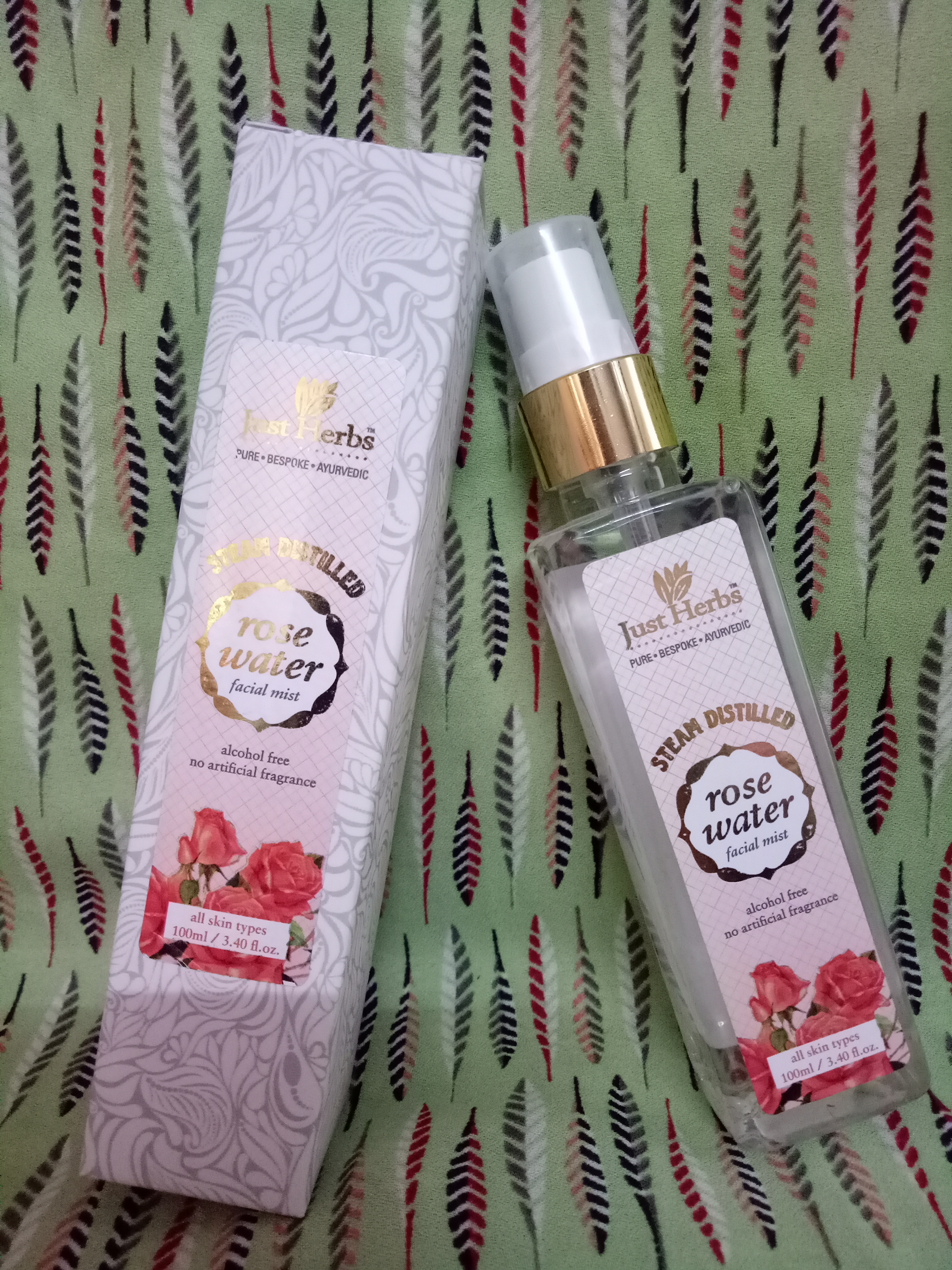 Just Herbs Rose Water (Facial Mist)| Review