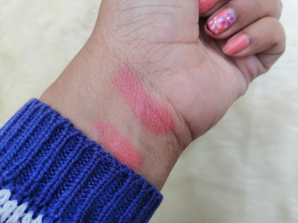 L'Oréal Caresse Lipstick Dating Coral |Review & Swatch