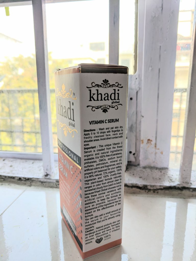 Khadi Global Vitamin C Serum| Review