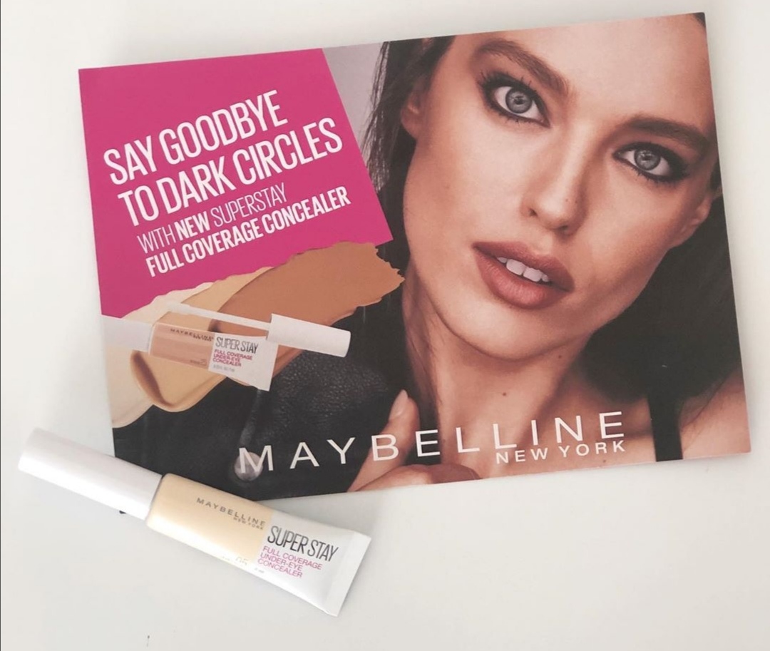 Maybelline SuperStay Full Coverage Under-Eye Concealer (Ivory)| Review & Swatch