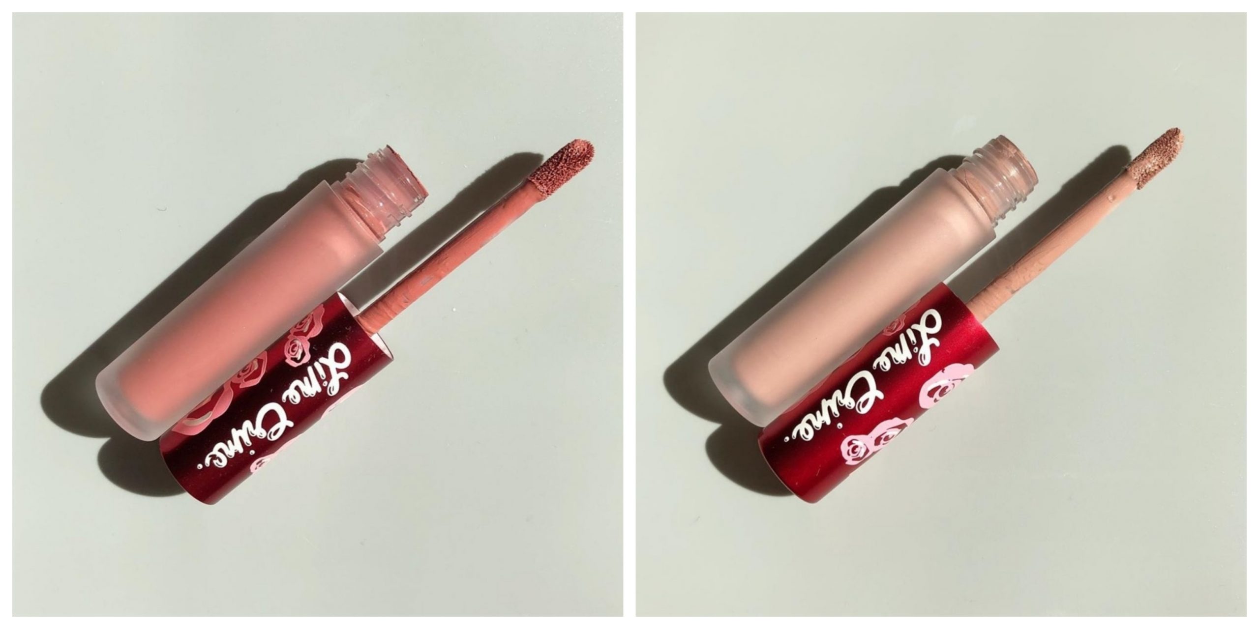 Lime Crime (Sasha & Cashmere) Velvetines Matte Liquid Lipsticks| Review & Swatches