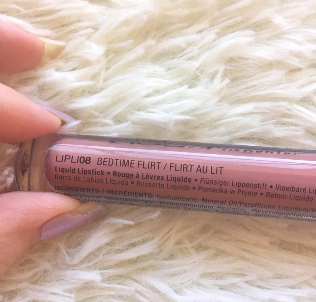 Nyx Lingerie Liquid Lipstick (Bedtime Flirt)|Review & Swatch
