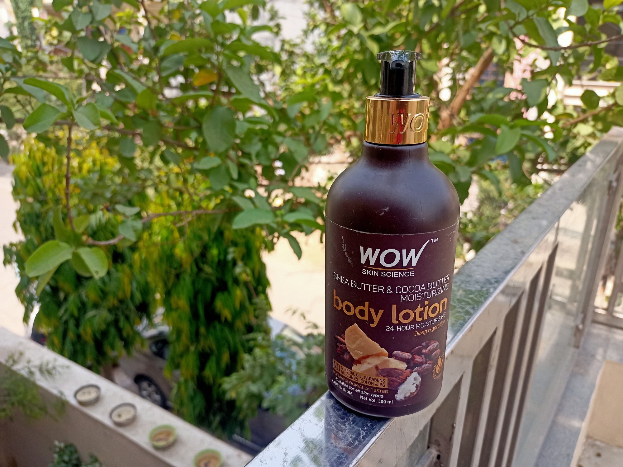 WOW Skin Science Shea Butter and Cocoa Butter Moisturizing Body Lotion