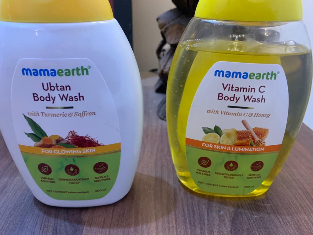 MamaEarth (Ubtan) & (Vitamin C) Body Wash
