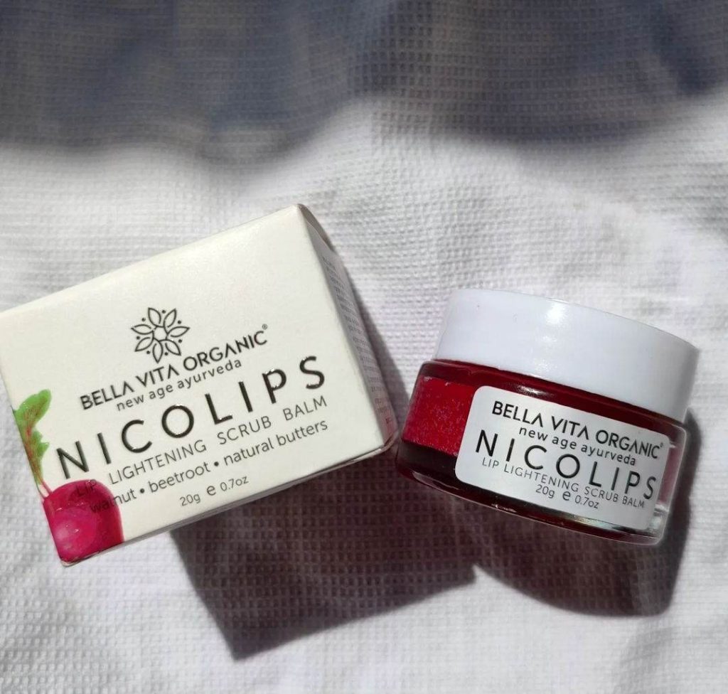 Bella Vita Organic NicoLips Lip Lightening Scrub Balm| Review