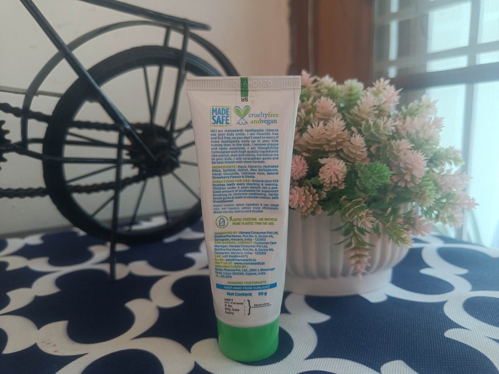 Mamaearth 100% Natural Berry Blast Toothpaste for Kids| Review