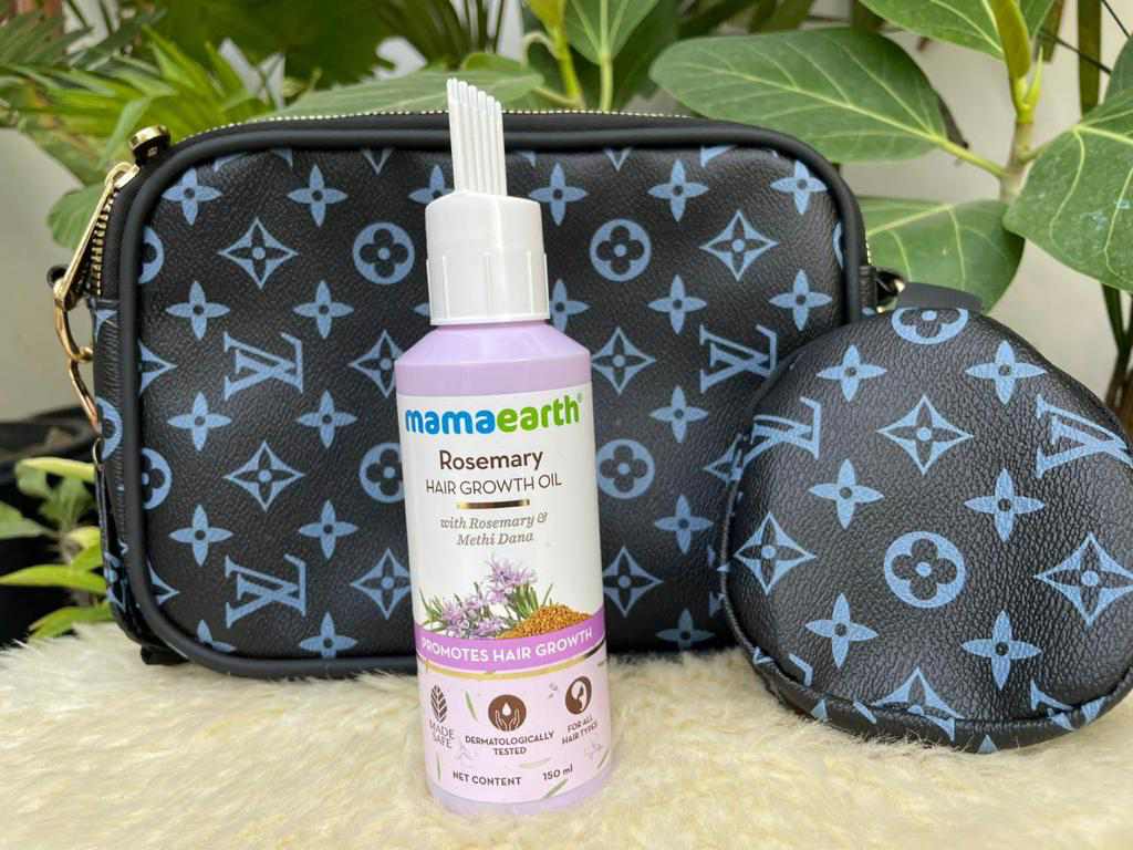 mamaearth Rosemary Hair Growth Oil with Rosemary & Methi Dana| Review