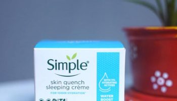 Simple Skin Quench Sleeping Crème/Cream| Review