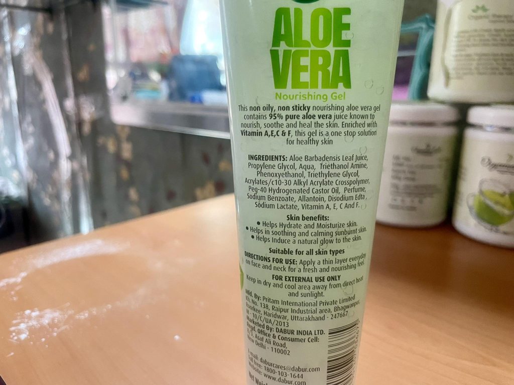Dabur Aloe Vera Nourishing Gel | Review