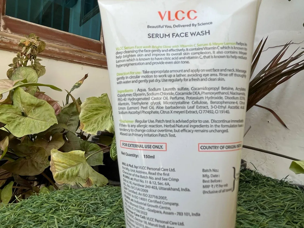 VLCC Bright Serum Face Wash with Vitamin- C Serum & Meyer Lemon| Review